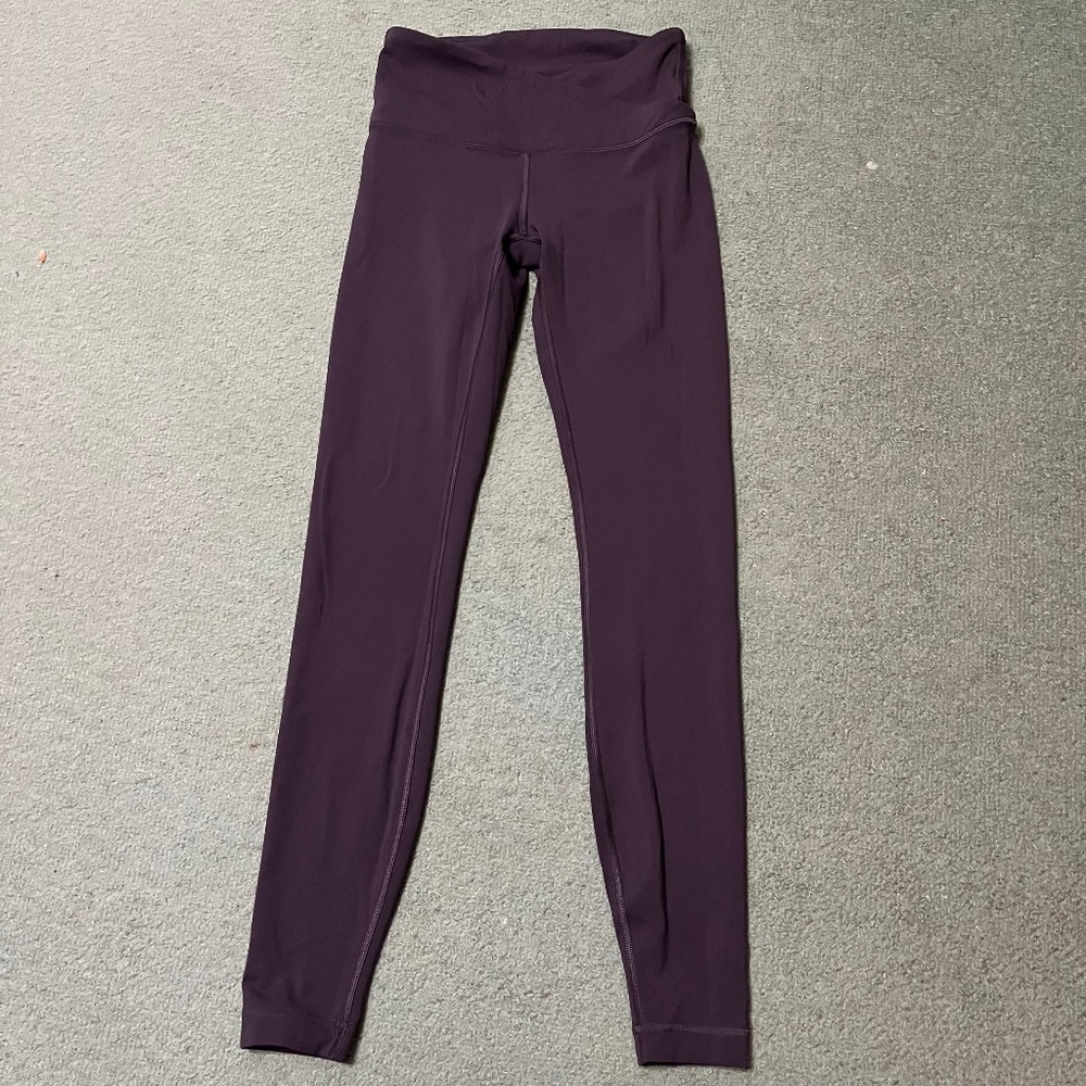 Lululemon middle waist tight legging small size